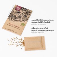 Unsere Pflanzenlieblinge: Kräuter & essbare Blüten für Stadtgärtner*innen (Bio) - Samen-Geschenkset